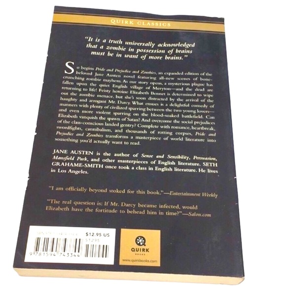 Pride And Prejudice And Zombies book - Picture 3 of 5